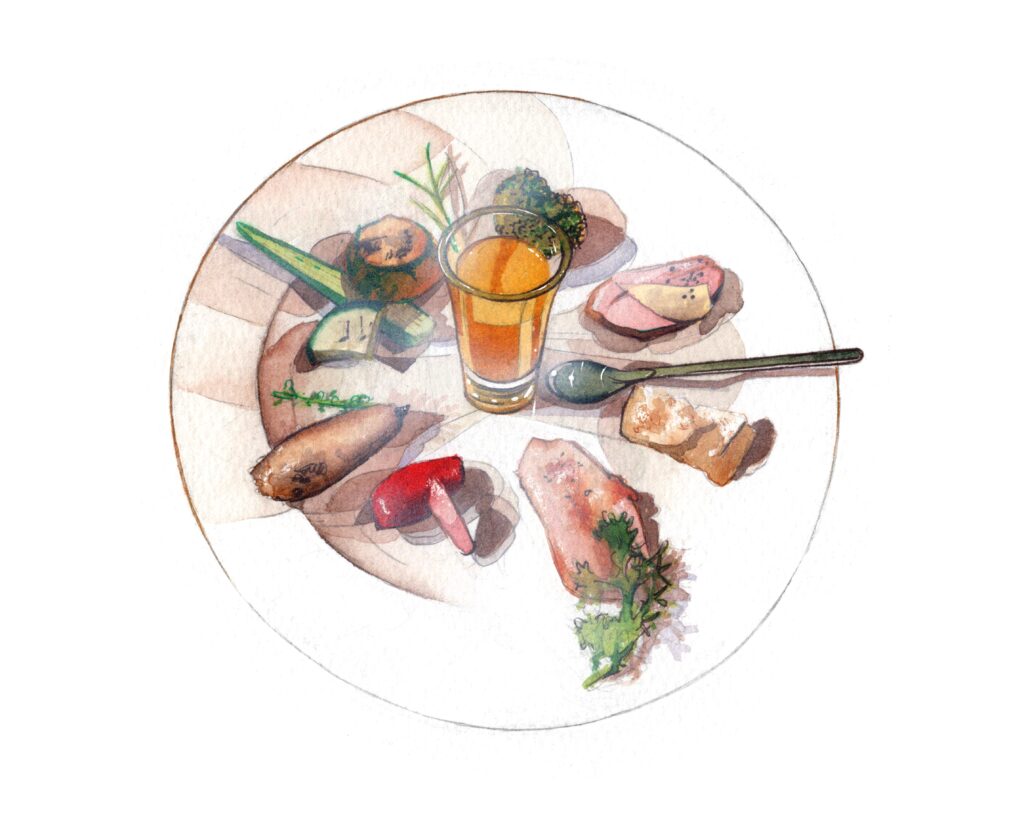 #絵 #イラスト #illust #illustration #art #watercolor #水彩イラスト #透明水彩 #カットイラスト #雑誌 #イラストカット #painting #イラストレーター #人物イラスト #リアルタッチ #酒場 #食べ物イラスト #酒 #food #bar #brutus
